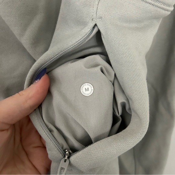 Lululemon French Terry Oversized Long Sleeve Crewneck in Seal Grey - Picture 9 of 11